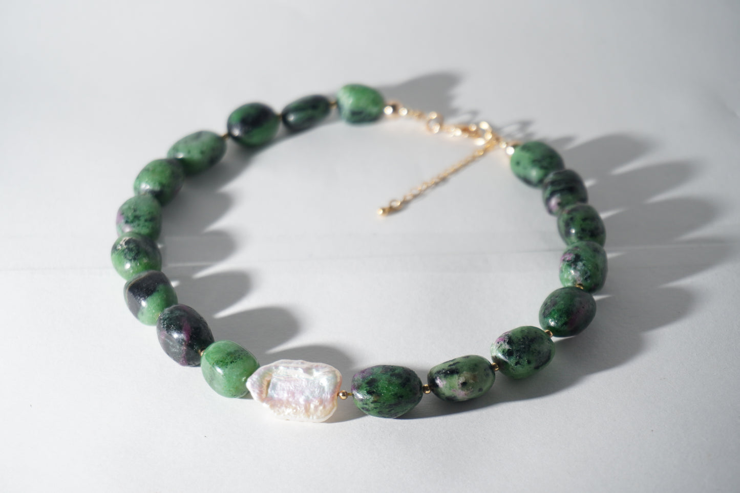COLLAR VERDE PERLA
