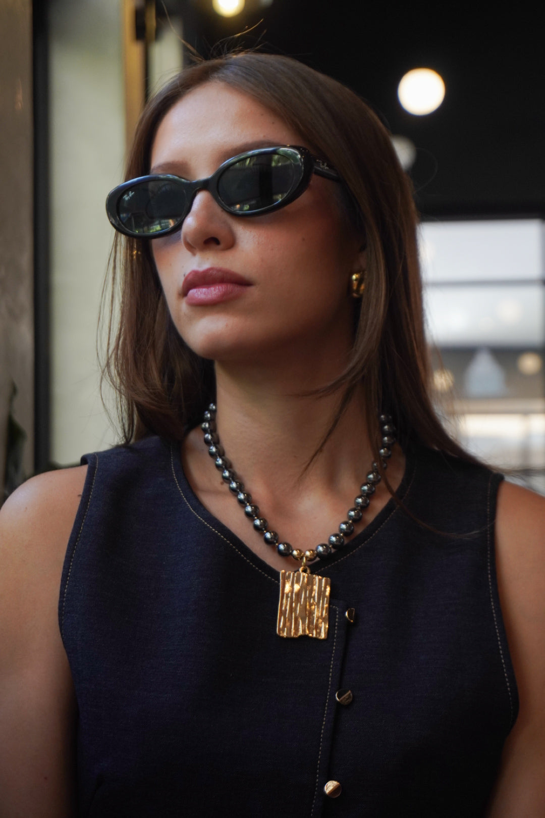 COLLAR ESLABÓN DORADO