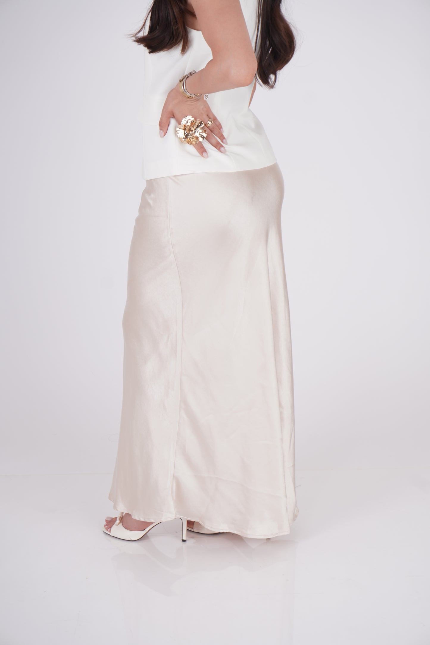 FALDA SATINADA OSTION