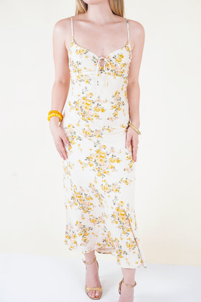 VESTIDO MIDI FLORAL