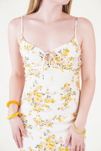 VESTIDO MIDI FLORAL