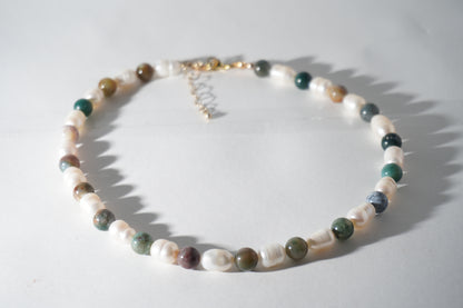 COLLAR AZUL PERLAS