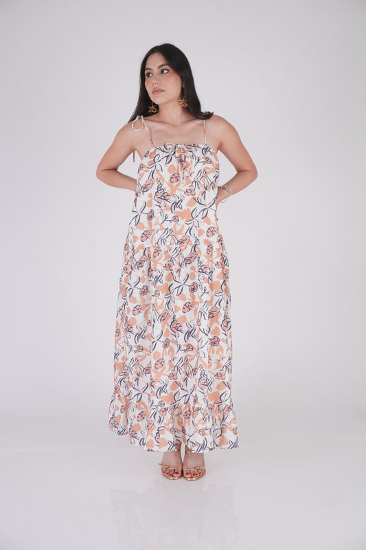 VESTIDO ESTAMPADO PANELES