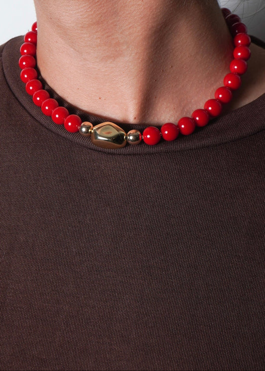 COLLAR ROJO CENTRAL