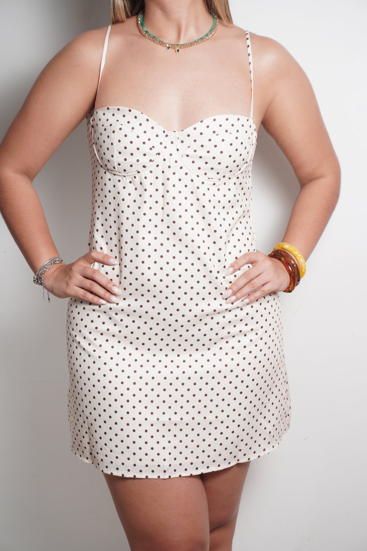 VESTIDO CORTO LUNARES