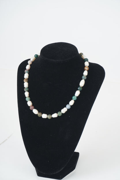 COLLAR AZUL PERLAS