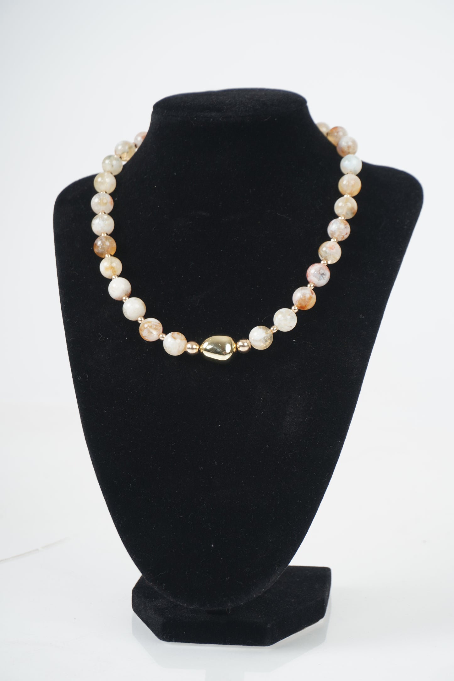 COLLAR CUENTAS TORNASOL