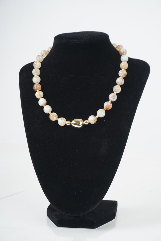 COLLAR CUENTAS TORNASOL