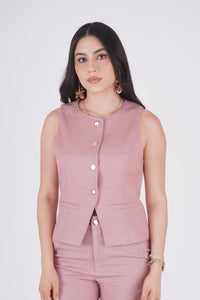 CHALECO DETALLE OJALES METÁLICOS