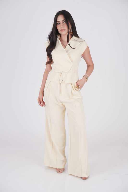 CONJUNTO CHALECO CRUDO