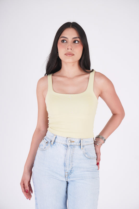 TOP CANALÉ ESCOTE CUADRADO