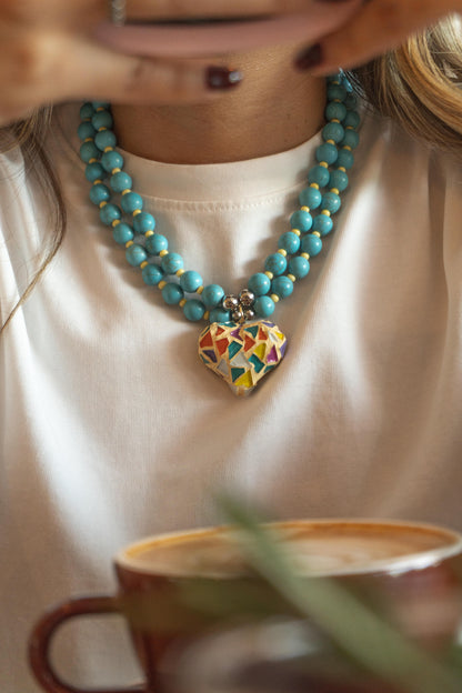 COLLAR TURQUESA